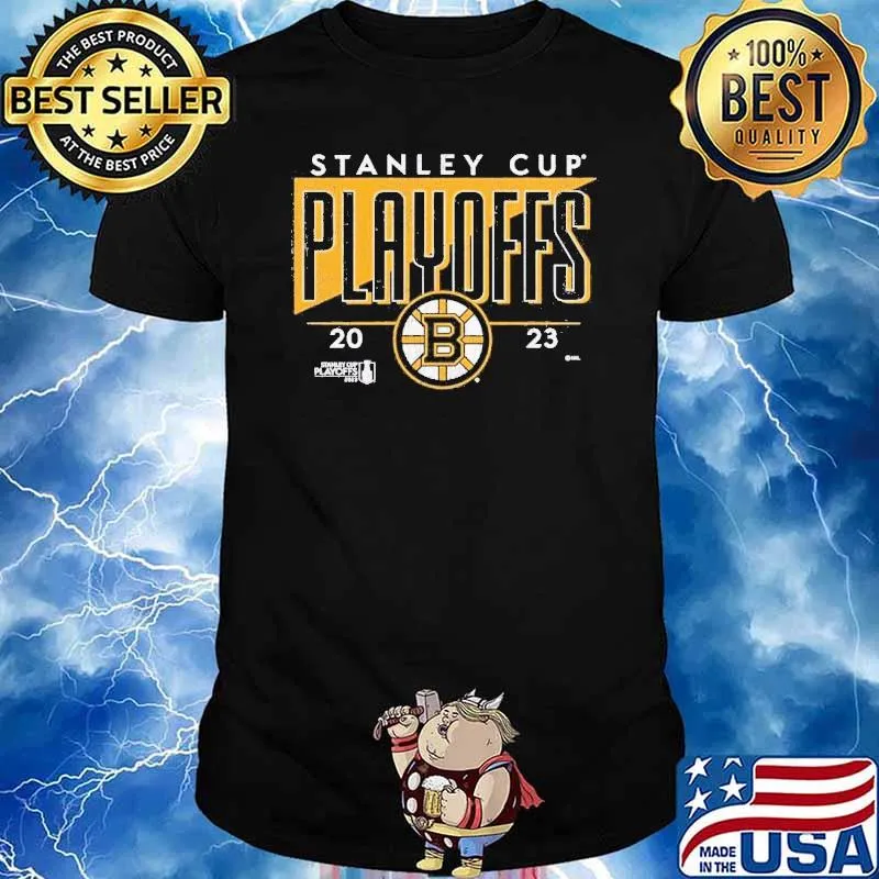 Boston Bruins Fanatics Branded 2023 Stanley Cup Playoffs Tri-Blend shirt