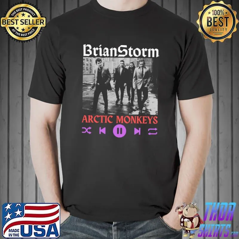 Brianstorm song arctic monkeys music lover T-Shirt