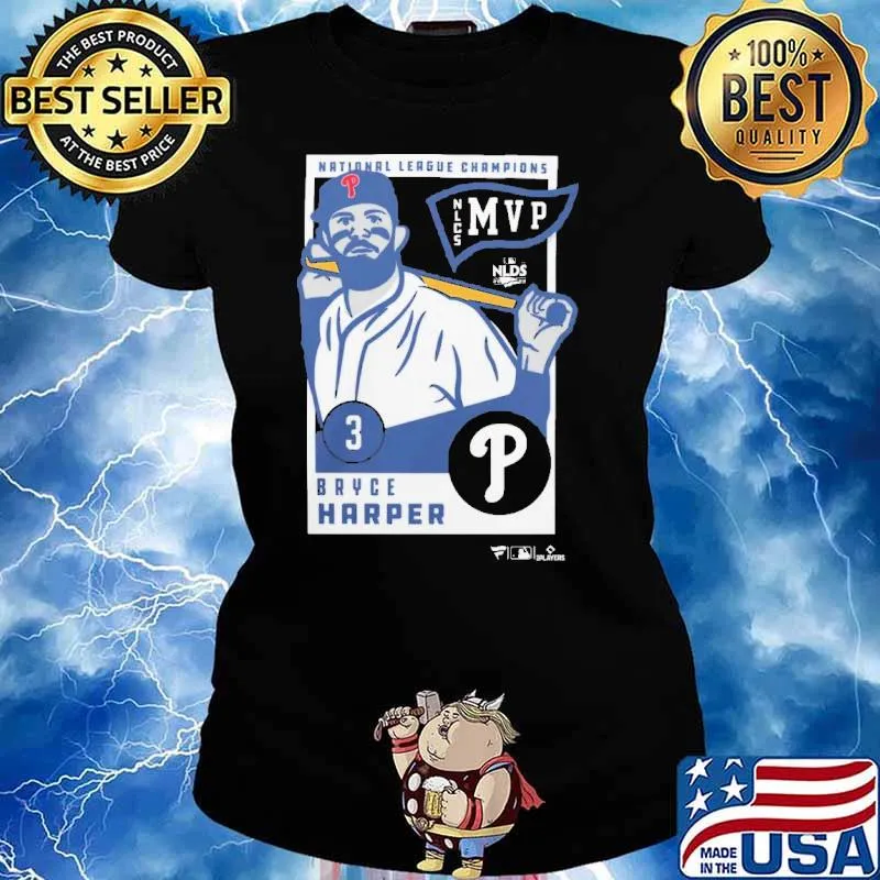 Bryce Harper 2022 National League Champions MVP s Ladies tee