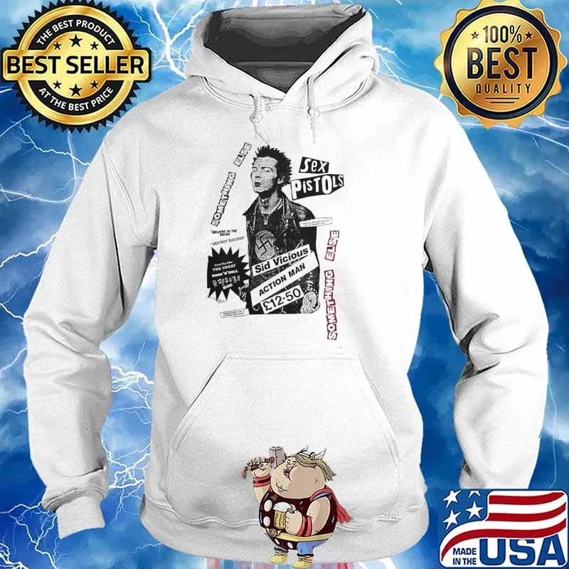 Chaeyoung Sid Vicious something else sex pistols action man s Hoodie