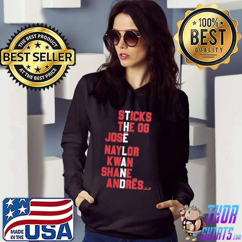 Cleveland Baseball The Land Names sticks the og jose naylor kwan shane andres s Hoodie