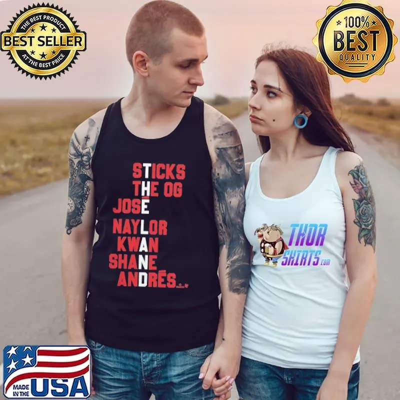 Cleveland Baseball The Land Names sticks the og jose naylor kwan shane andres s Tank Top