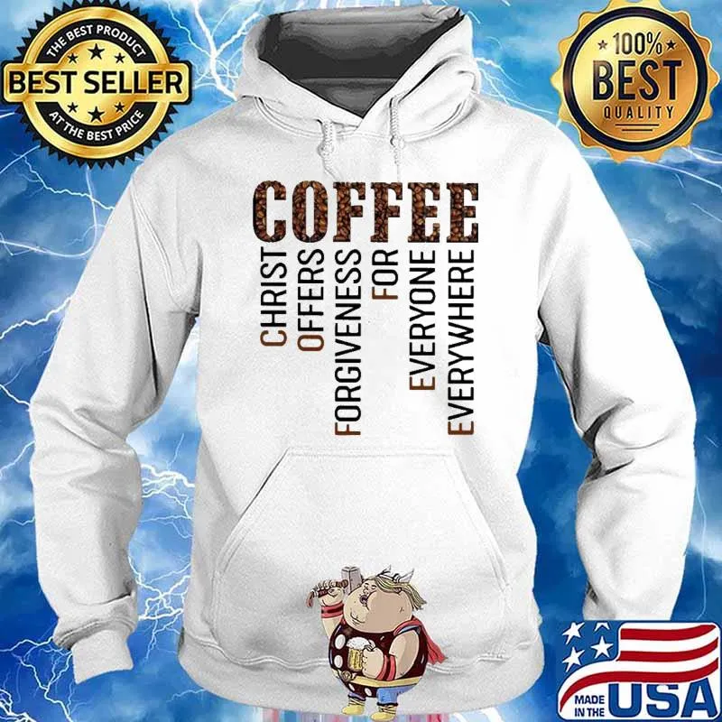 Coffee God Faith Christian Jesus Pray Bible Shirt