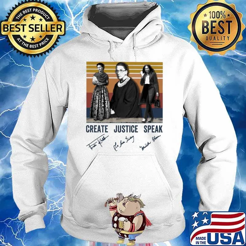 Create Justice speak vintage signatures shirt