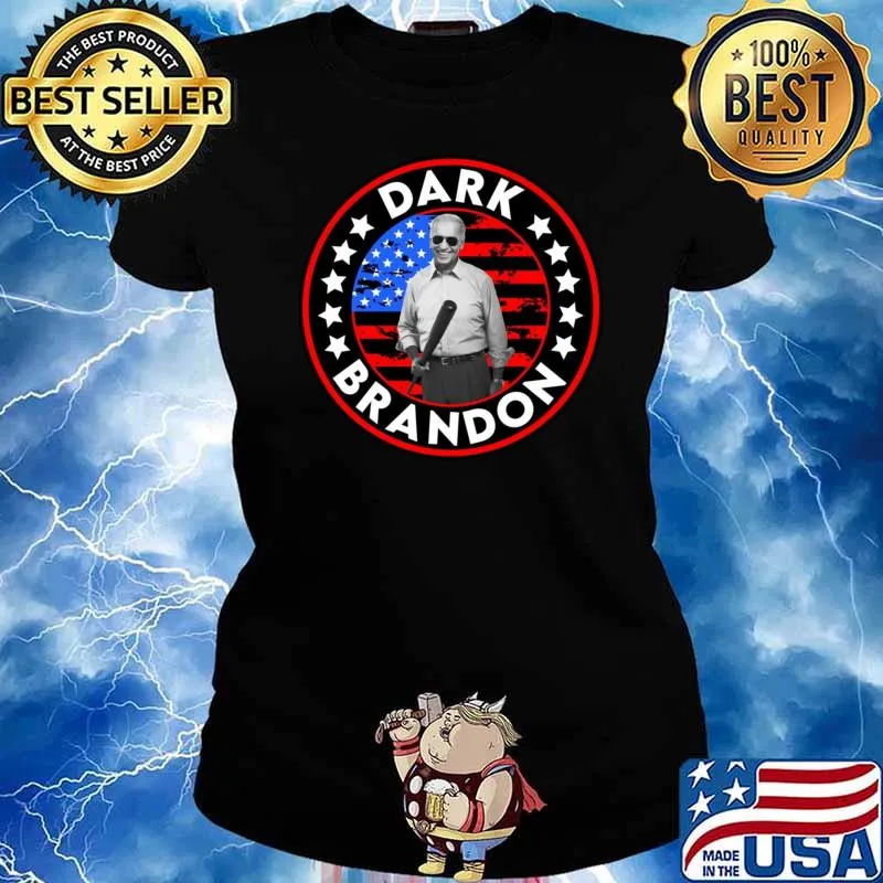 Dari Brandon 2024 Stars Joe Biden President Usa Flag Political T-Shirt Ladies tee