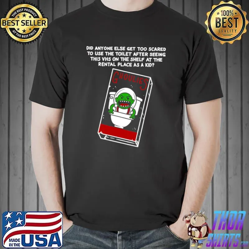 Did anyone else get too scared use the toilet after seeing VHS Box T-Shirt