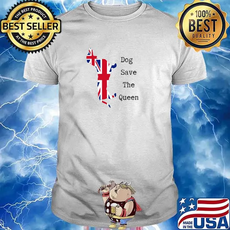 Dog Save The Queen Union Jack Dachshund T-Shirt