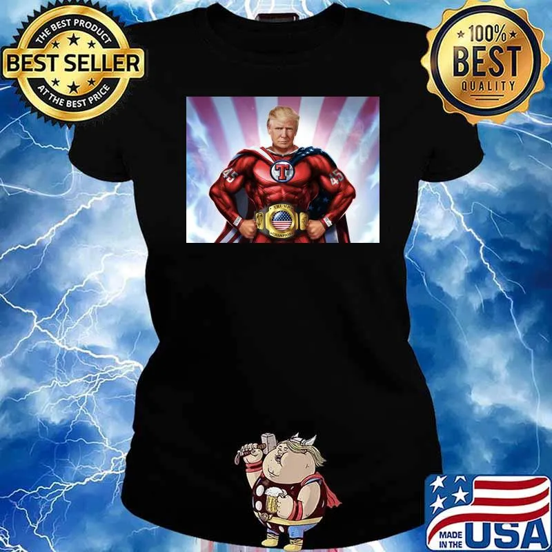 Donald Trump comback independent 45 superman America s Ladies tee