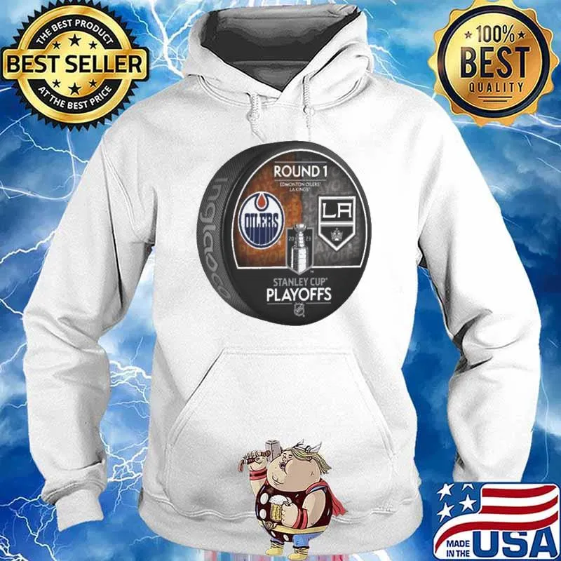 Edmonton Oilers vs Los Angeles Kings Inglasco 2023 Stanley Cup Playoffs s Hoodie