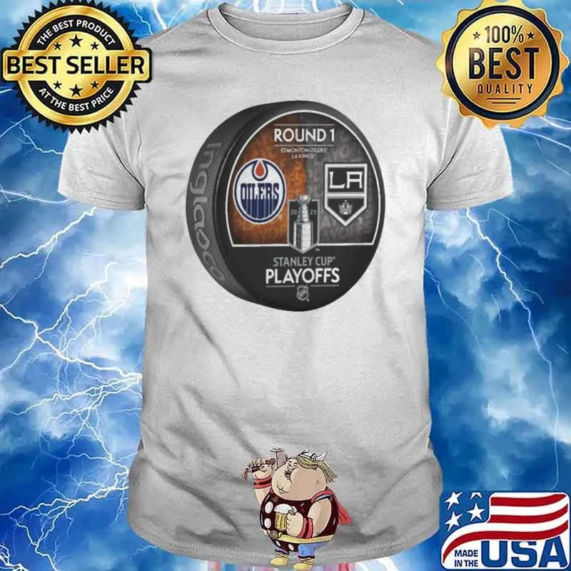Edmonton Oilers vs Los Angeles Kings Inglasco 2023 Stanley Cup Playoffs shirt
