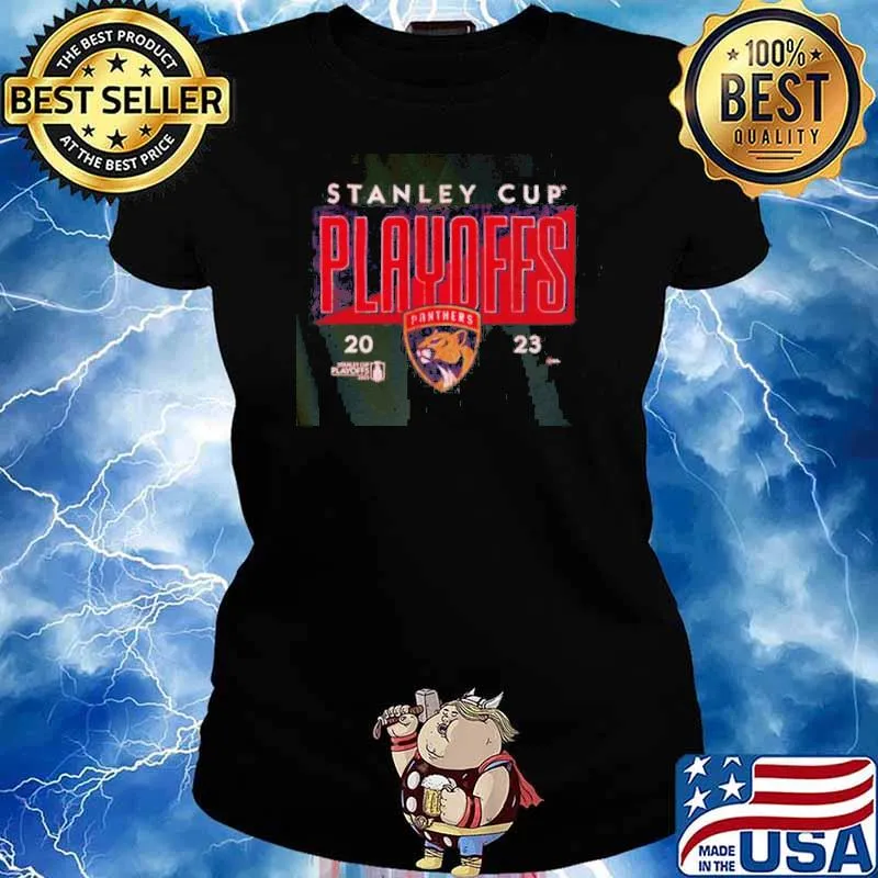 Florida Panthers 2023 Stanley Cup Playoff Participant Crease Shirt Ladies tee