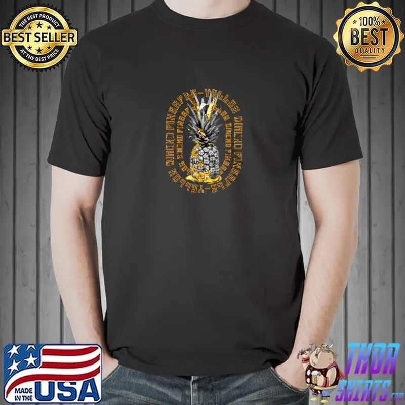 Golden pineapple dark version T-Shirt Unisex