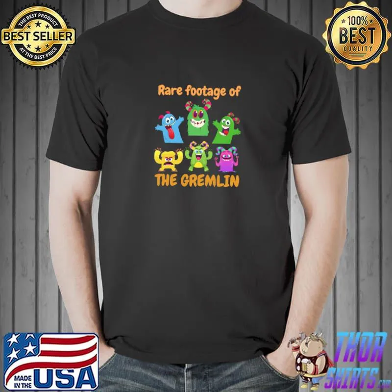 Gremlin Party Rare Footage Cartoon T-Shirt Unisex
