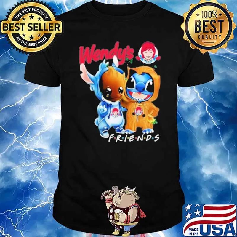 Groot and stitch wendy's friends shirt