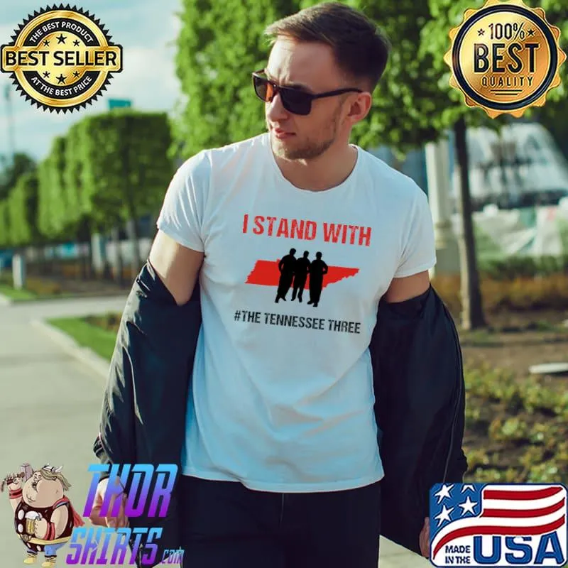 I Stand With The Tennessee Three Tennessee Map T-Shirt