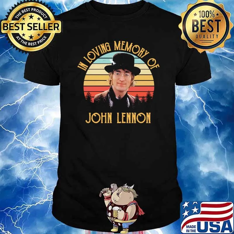 In loving memory of John Lennon vintage shirt
