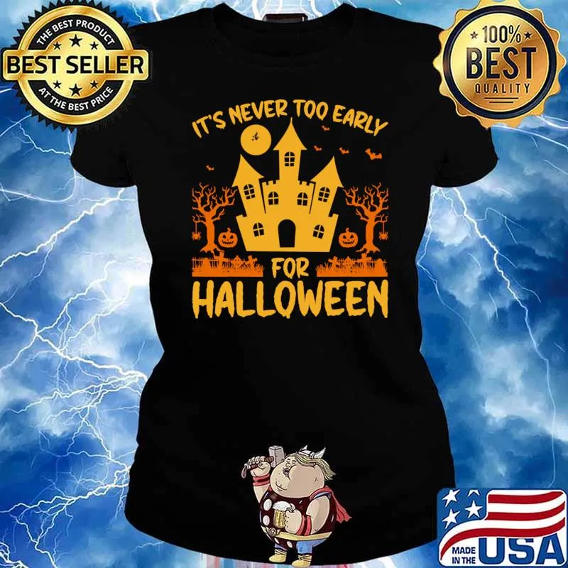 It's Never Too Early For Halloween House's Witch T-Shirt Ladies tee
