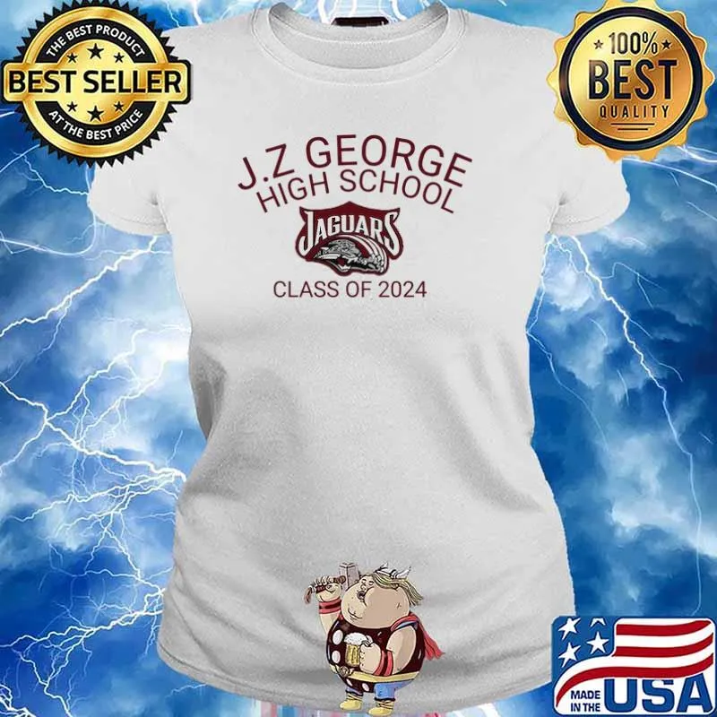 J.Z George high school Jaguars class of 2024 s Ladies tee