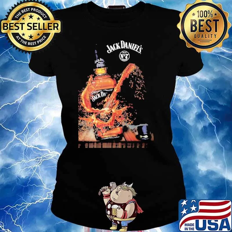 Jack Daniel's guitar s Ladies tee