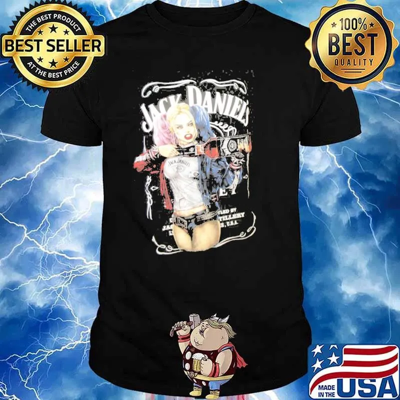 Jack Daniel's Harley Quinn Joker shirt