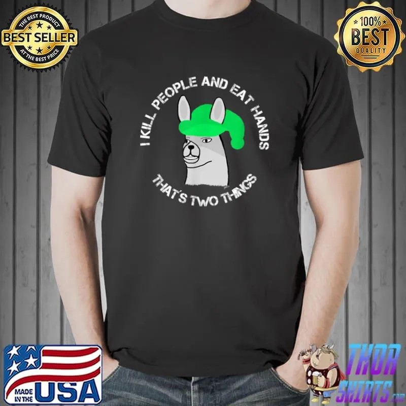 Llama with hats lama with hat carl that´s two things T-Shirt