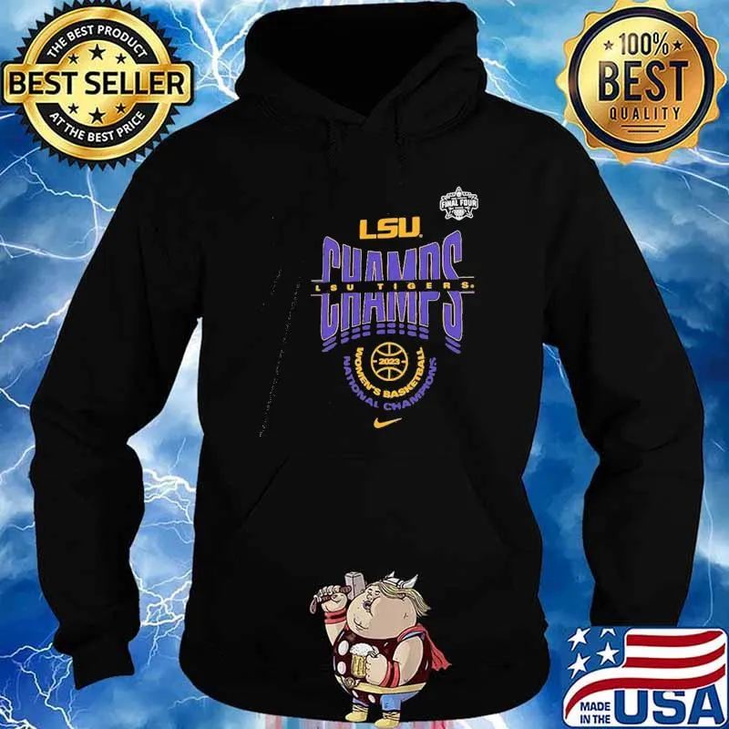 Lsu Tigers 2023 Ncaa Womens Basketball National Champions Locker Room Final four s Hoodie