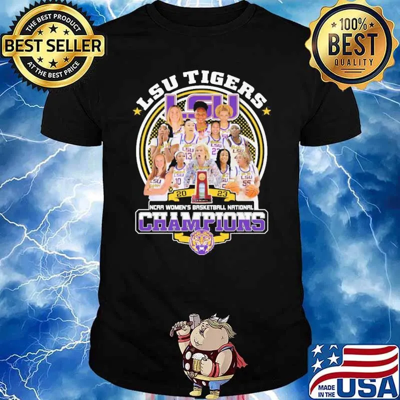 LSU Tigers NCAA Women's basketball national champions signatures shirt