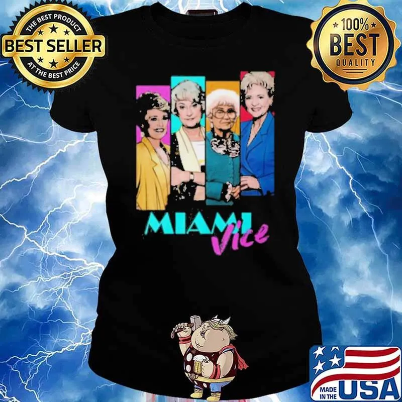 Miami Vice golden girl s Ladies tee