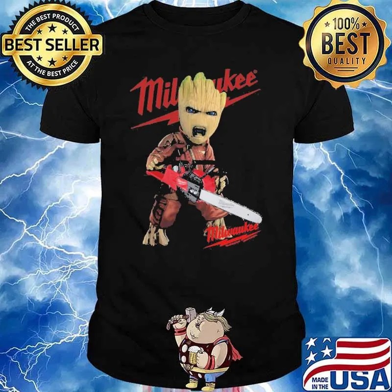 Milwaukee baby groot shirt