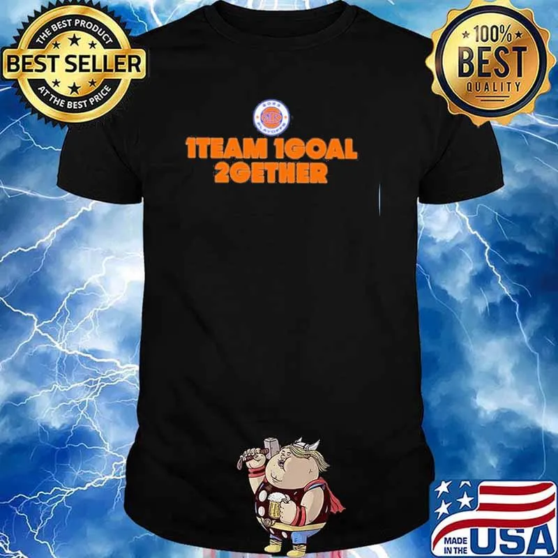 New York Knicks 1 Team 1 Goal Together 2023 playoffs Shirt