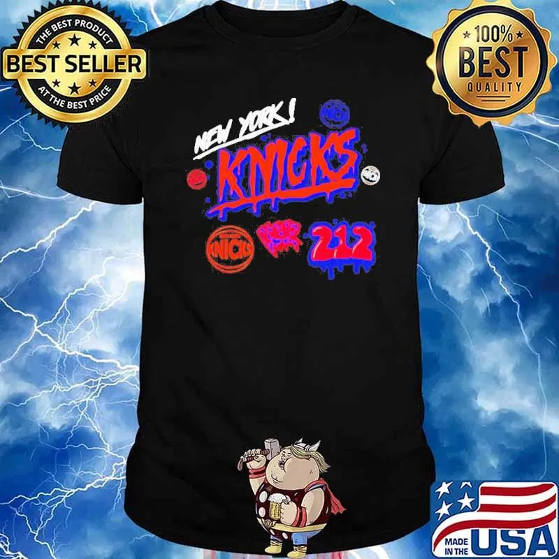New York Knicks Black Slap 212 Shirt