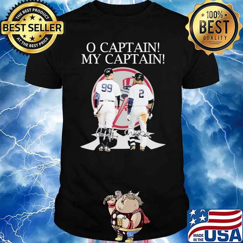 O captain my captain New York Yankees signature shirt