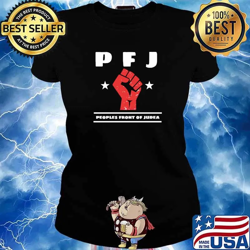 Peoples Front Of Judea Monty Python Life Of Brian Stars T-Shirt Ladies tee