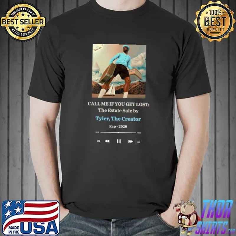 Playlist Call Me If You Get Lost The Estate Sale by Tyler, The Creator T-Shirt