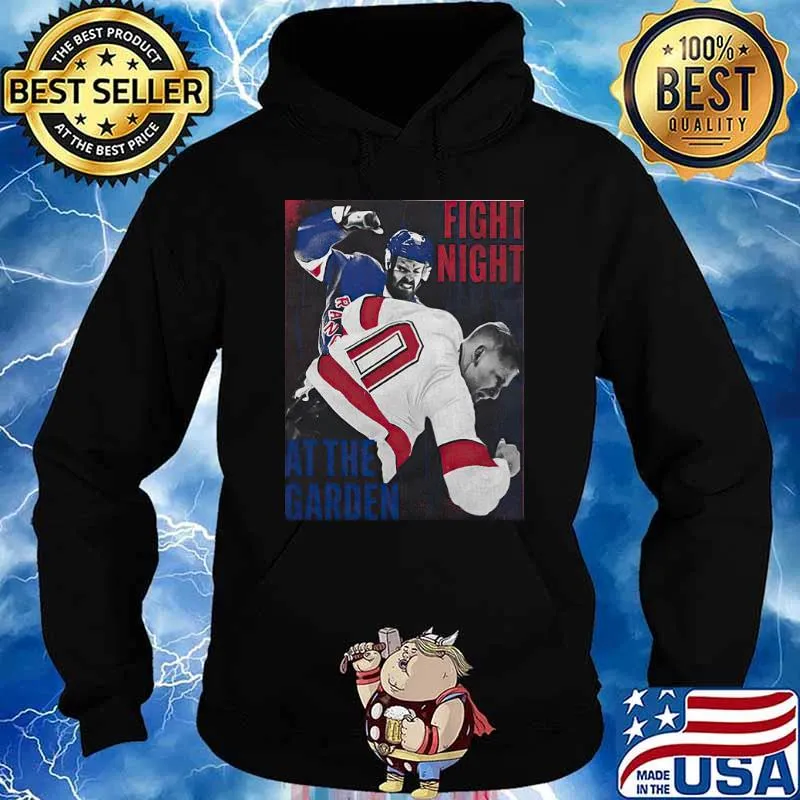 Rangers fight night at the garden sport s Hoodie