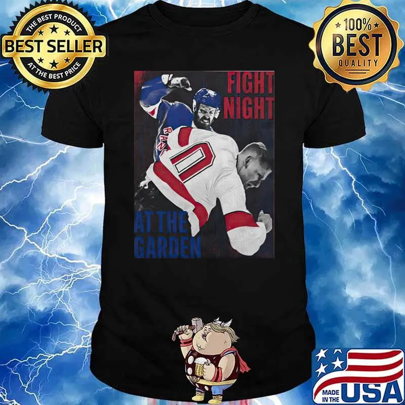 Rangers fight night at the garden sport shirt