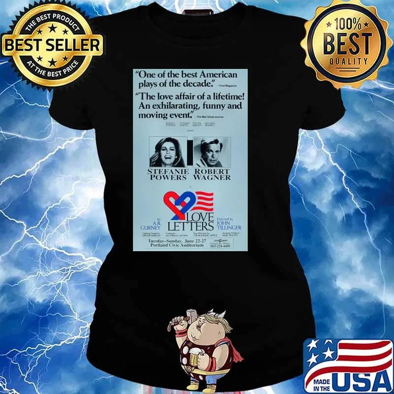 Robert Wagner Poster love letters Stefanie powers Robert wagner s Ladies tee