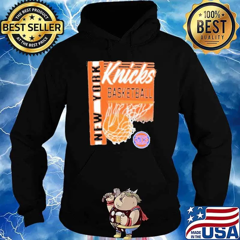 Royal new york knicks swish basketball s Hoodie