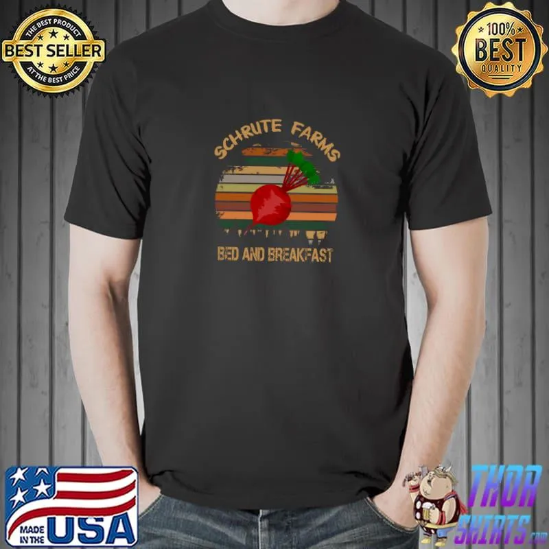 Schrute Farms Bed & Breakfast Vintage Sunset T-Shirt