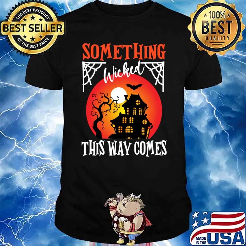 Something Wicked This Way Comes Witch's House Blood Moon T-Shirt