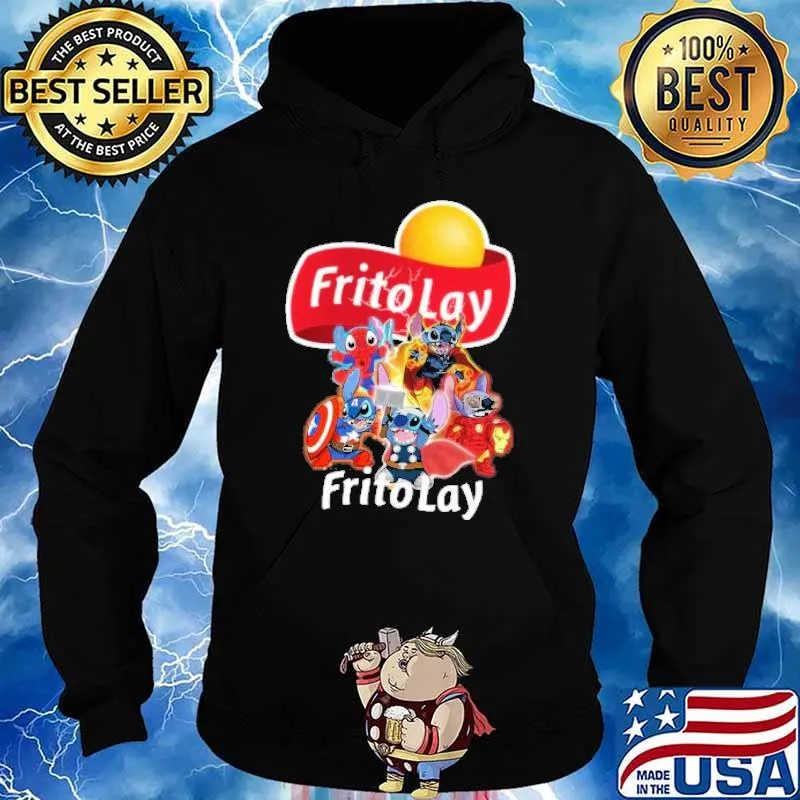 Spider man Captain America Thor stitch Frito Lay s Hoodie