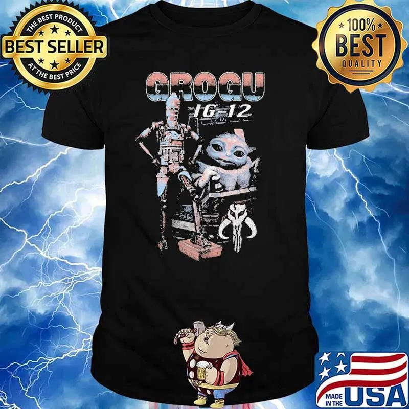 Star Wars The Mandalorian Grogu IG 12 baby yoda shirt