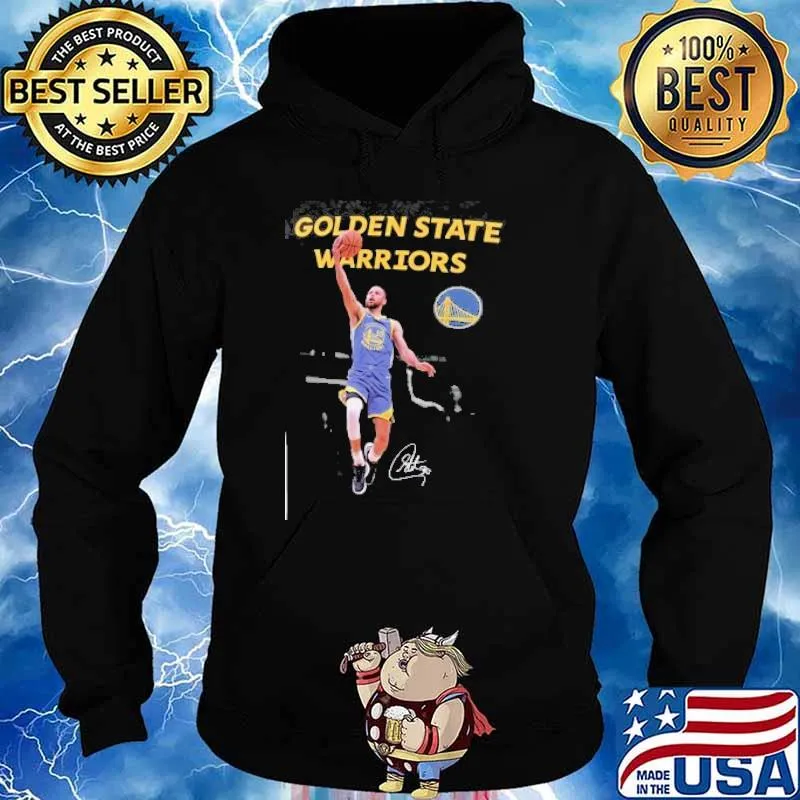 Stephen Curry Black Golden State Warriors Charge signature s Hoodie