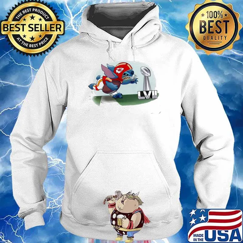 Stitch Kansas city Chiefs LVII super Bowl s Hoodie