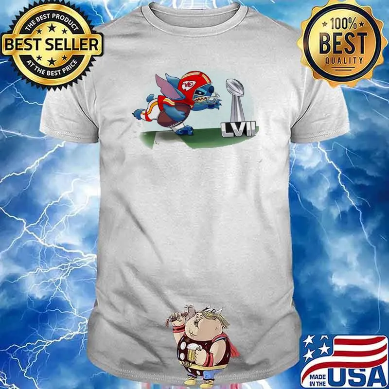 Stitch Kansas city Chiefs LVII super Bowl shirt