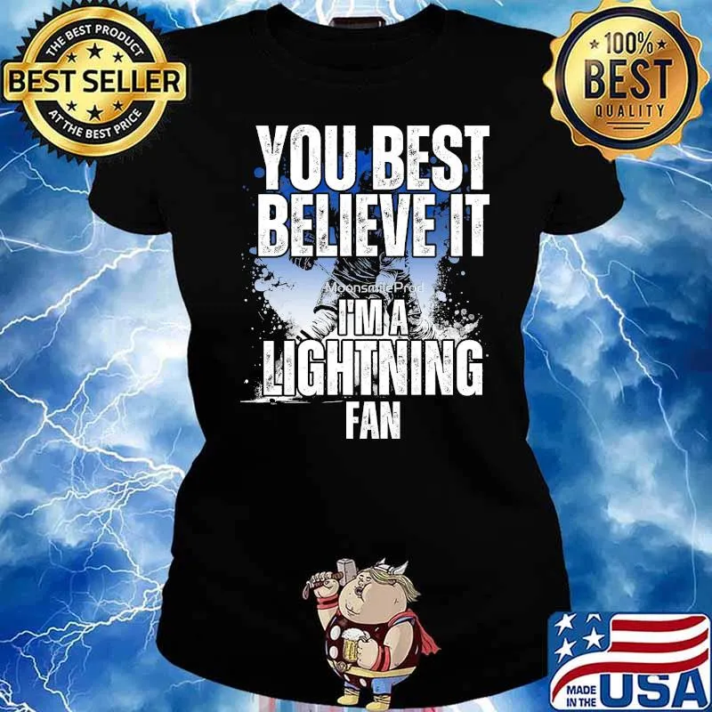 Tampa Bay Lightning Fan - Hockey you best believe it s Ladies tee