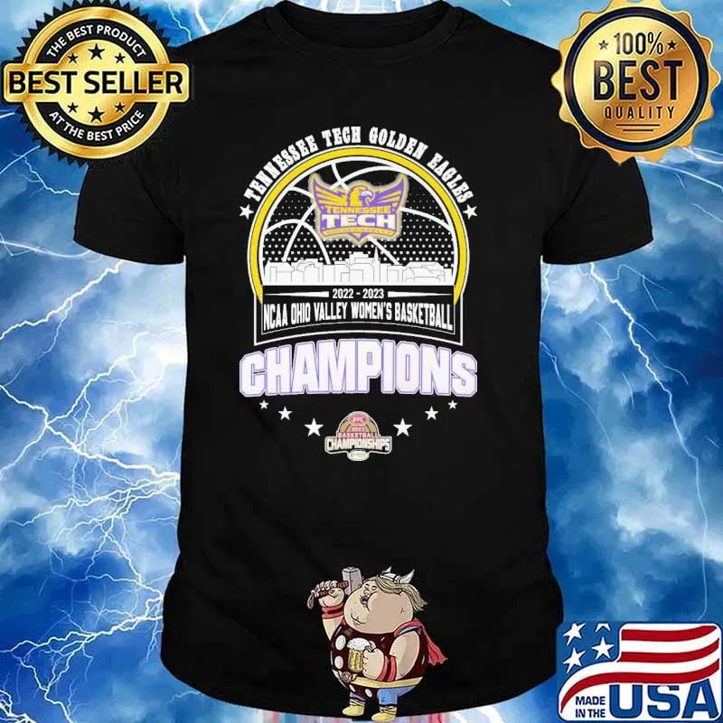 Tennessee tech golden eagles 2022-2023 NCAA Ohio valley women's basketball champions shirt