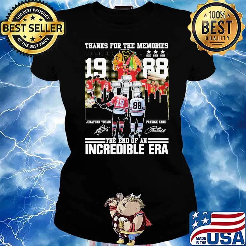 Thanks for the memories the end of an Incredible Era signatures s Ladies tee
