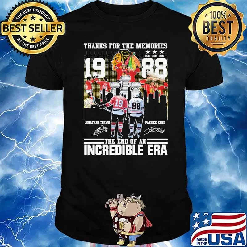 Thanks for the memories the end of an Incredible Era signatures shirt