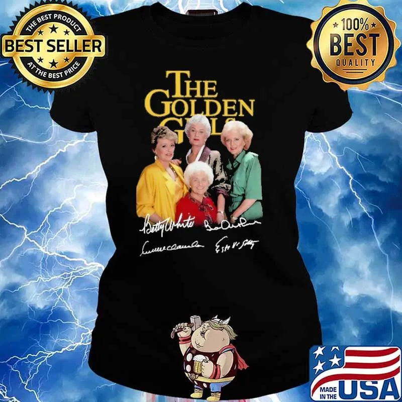 The Golden Girls signatures s Ladies tee